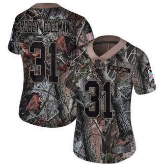 Nike Philadelphia Eagles #31 Nickell Robey-Coleman Camo Women’s Stitched NFL Limited Rush Realtree Jersey