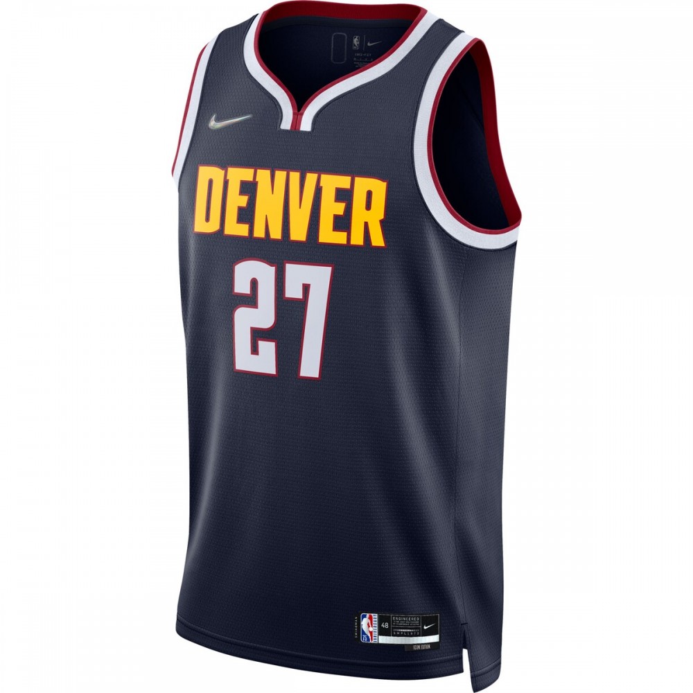 Jamal Murray Denver Nuggets Nike 2021/22 Diamond Swingman Jersey - Icon Edition - Navy - Image 2