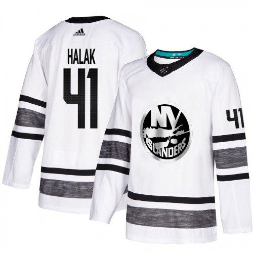Adidas New York Islanders #41 Jaroslav Halak White 2019 All-Star Game Parley Authentic Stitched NHL Jersey