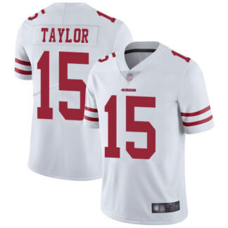 Nike San Francisco 49ers #15 Trent Taylor White Men’s Stitched NFL Vapor Untouchable Limited Jersey