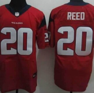 Nike Houston Texans #20 Ed Reed Red Elite Jersey
