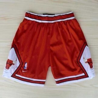 Bulls Red Nike Mesh NBA Shorts