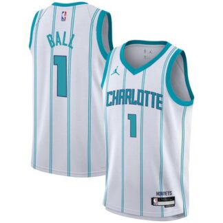 Women's Charlotte Hornets #1 LaMelo Ball Teal Swingman Icon Edition Jersey 05X7