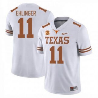Sam Ehlinger Texas Longhorns Nike White Football Game Jersey
