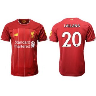 Liverpool #20 Lallana Red Home Soccer Club Jersey