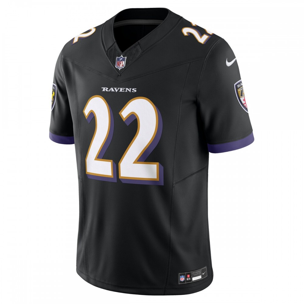 Derrick Henry Baltimore Ravens Nike Vapor F.U.S.E. Limited Jersey - Black - Image 2
