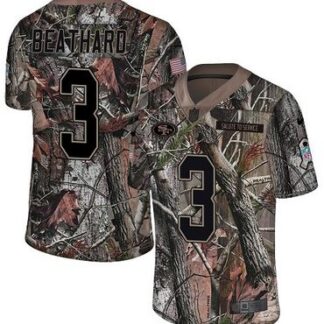 Nike 49ers #3 C.J. Beathard Camo Men's Stitched NFL Limited Rush Realtree Jersey
