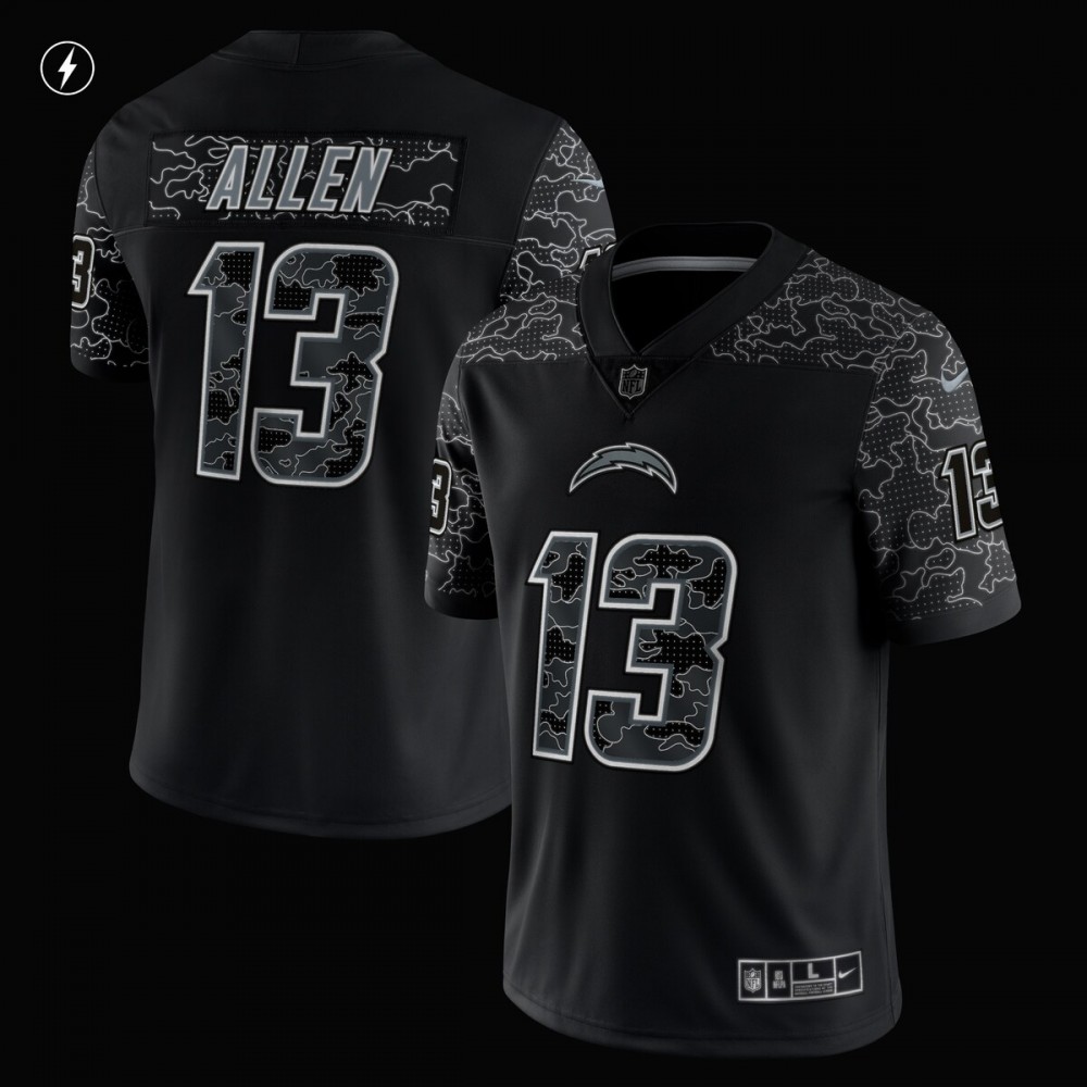Keenan Allen Los Angeles Chargers Nike RFLCTV Limited Jersey - Black - Image 2