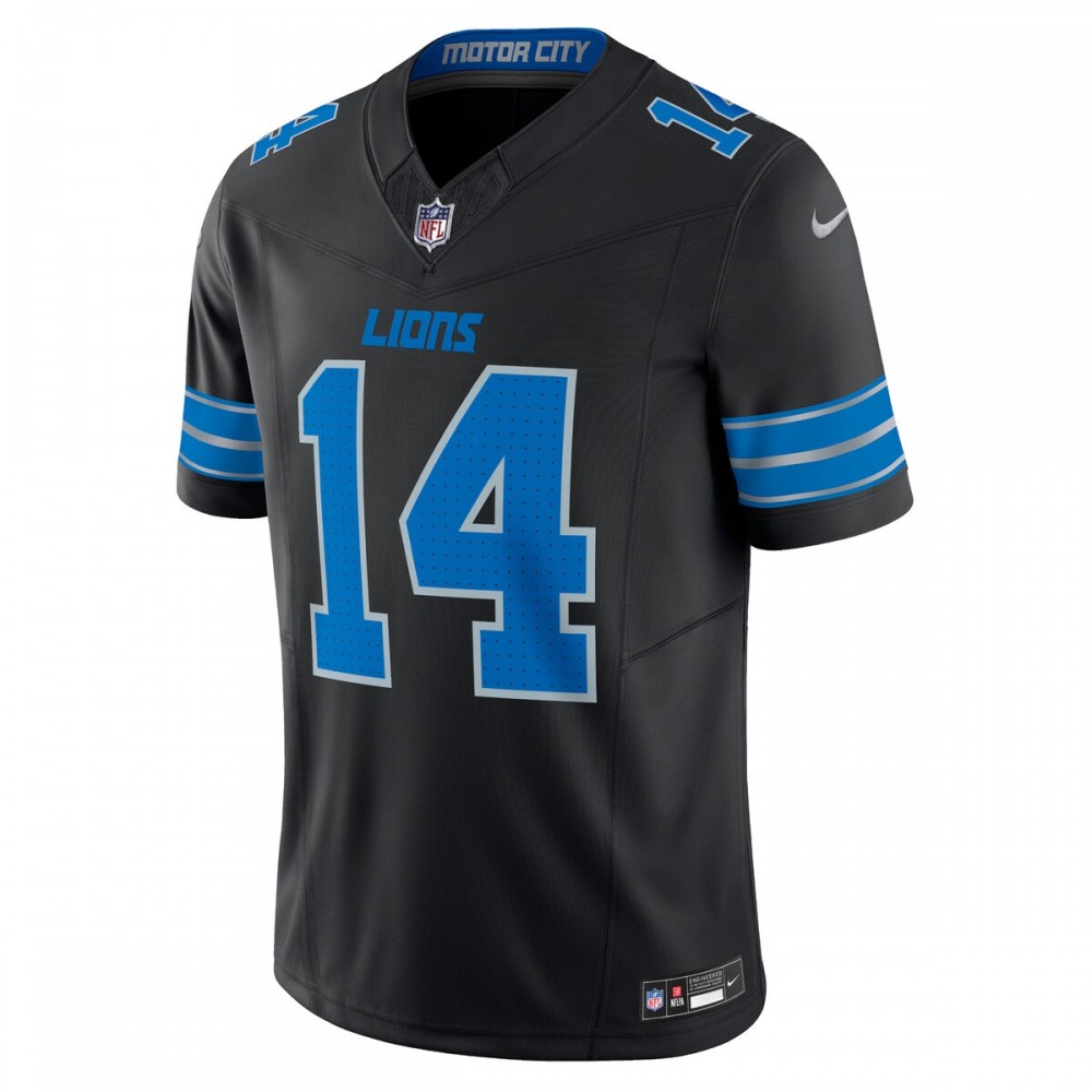 Amon-Ra St. Brown Detroit Lions Nike 2nd Alternate Vapor F.U.S.E. Limited Jersey - Black - Image 2