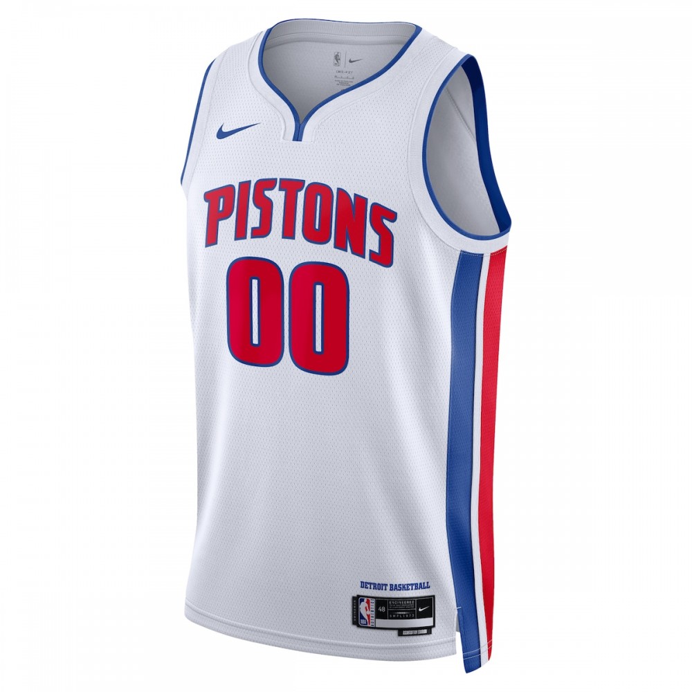 Detroit Pistons Nike Unisex 2022/23 Swingman Custom Jersey White - Association Edition - Image 2