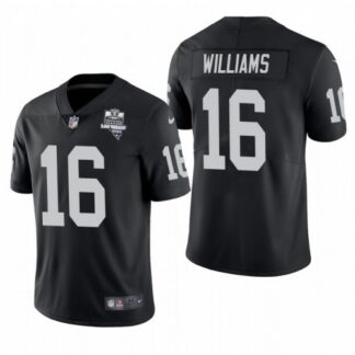 Las Vegas Raiders #16 Tyrell Williams Men’s Nike 2020 Inaugural Season Vapor Limited NFL Jersey Black