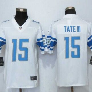 Nike Limited Detroit Lions #15 Golden Tate III White Vapor Untouchable Jersey