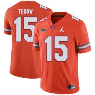 Florida Gators 15 Tim Tebow Orange College Football Jersey Dzhi