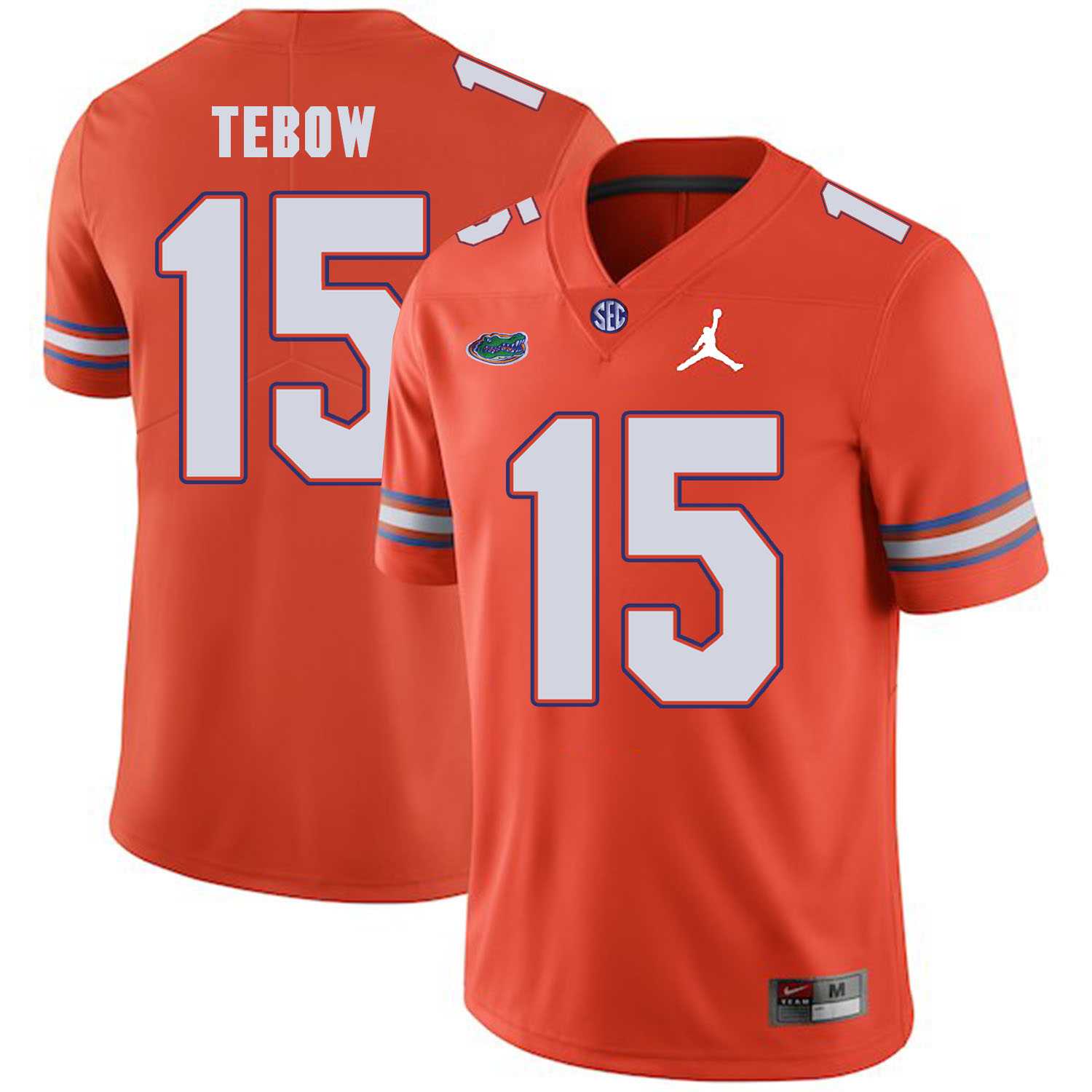 Florida Gators 15 Tim Tebow Orange College Football Jersey Dzhi