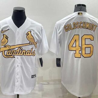 St Louis Cardinals #46 Paul Goldschmidt White 2022 All Star Stitched Cool Base Nike Jersey