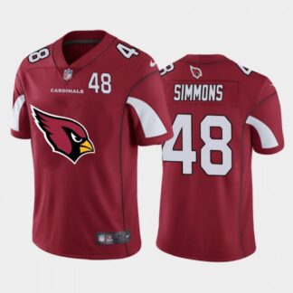 Arizona Arizona Cardinals #48 Isaiah Simmons Red Men’s Nike Big Team Logo Player Vapor Limited NFL Jersey