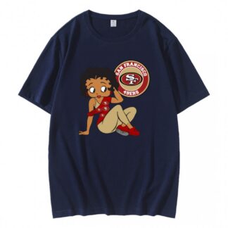 Betty Boop San Francisco 49ers Logo T-Shirt