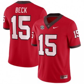 Carson Beck Georgia Bulldogs Home Nike Football Game Jersey - Red