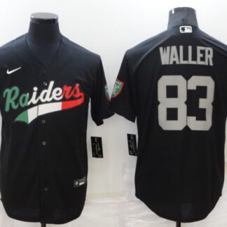 Men's Las Vegas Raiders #83 Darren Waller Black Mexico Stitched MLB Cool Base Nike Baseball Jersey