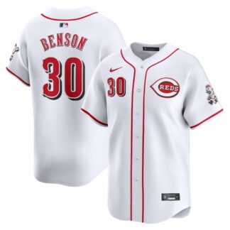 Will Benson Cincinnati Reds Nike Home Limited Player Jersey - White