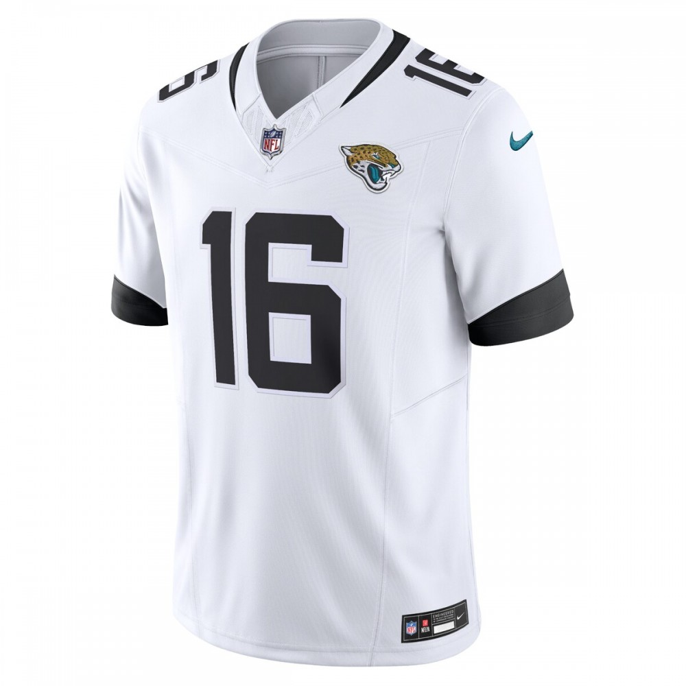Trevor Lawrence Jacksonville Jaguars Nike Vapor F.U.S.E. Limited Jersey - White - Image 2