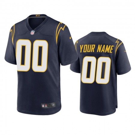 Youth Los Angeles Chargers New Navy Game Custom Jersey