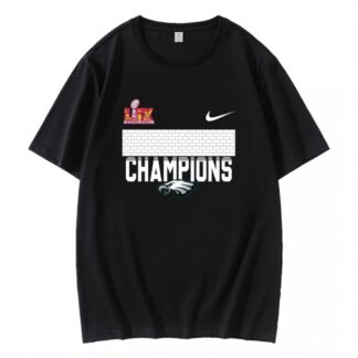 LIX Super Bowl Champions Philadelphia Football Eagles Logo T-Shirt