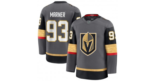Mitch Marner Men's Vegas Golden Knights Gray Alternate Premium Jersey - Image 2