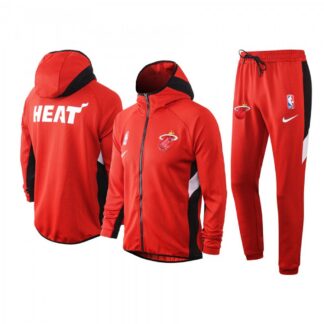 Miami Heat Nike 2019/20 Showtime Full-Zip Therma Flex Performance Hoodie