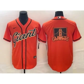 Men's San Francisco Giants Orange Team Big Logo Cool Base Stitched Baseball Jersey NNTF