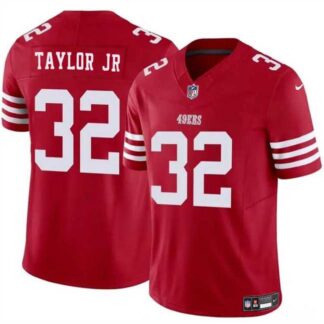 Men & Women & Youth San Francisco 49ers #32 Patrick Taylor Jr Red 2024 F.U.S.E. Vapor Untouchable Limited Stitched...