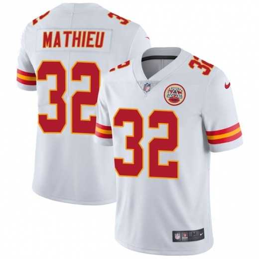 Nike Chiefs 32 Tyrann Mathieu White Vapor Untouchable Limited Jersey Dzhi