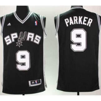 Revolution 30 San Antonio Spurs 9 Parker Black Swingman Jersey Cheap