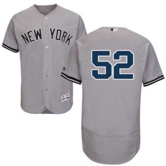 New York Yankees #52 CC Sabathia Gray Flexbase Stitched Jersey DingZhi