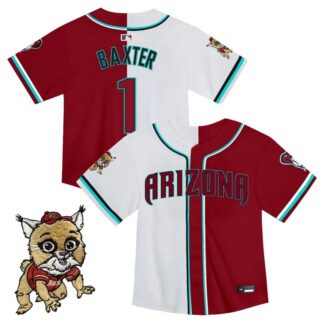 Toddler's Baxter Arizona Diamondbacks Split Jersey - All Stitched