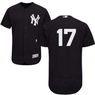 New York Yankees #17 Matt Holliday Navy Flexbase Stitched Jersey DingZhi