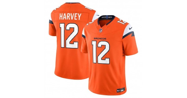 RJ Harvey Denver Broncos Nike Vapor F.U.S.E. Limited Jersey - Orange - Image 2