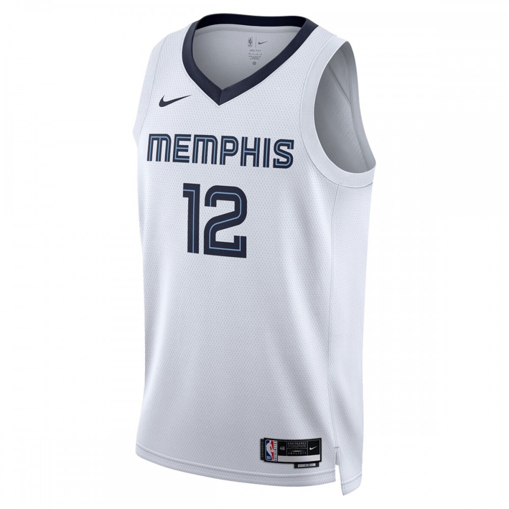 Ja Morant Memphis Grizzlies Nike Unisex 2022/23 Swingman Jersey - Association Edition - White - Image 2