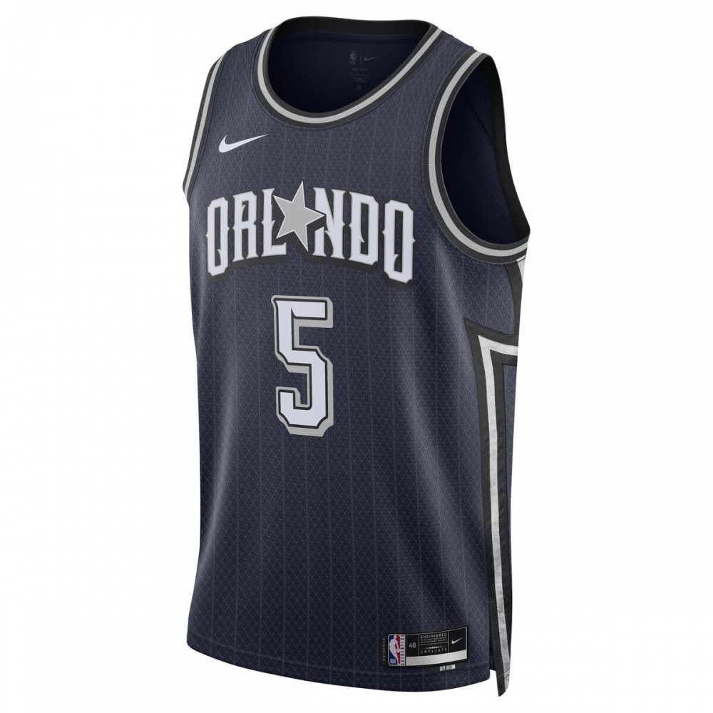 Paolo Banchero Orlando Magic Nike Unisex 2023/24 Swingman Jersey - Navy - City Edition - Image 2