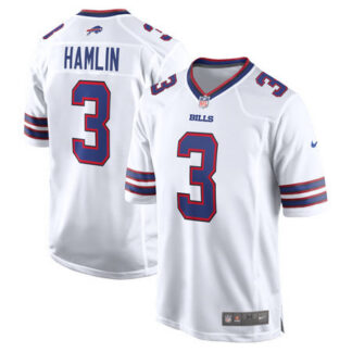 Youth Buffalo Bills #3 Damar Hamlin Nike White Game Jersey