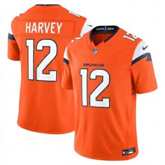 RJ Harvey Denver Broncos Nike Vapor F.U.S.E. Limited Jersey - Orange