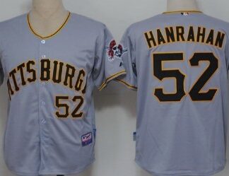 Pittsburgh Pirates #52 Joel Hanrahan Gray Jerseys