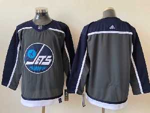 Men's Winnipeg Jets Blank Black 2021 Reverse Retro Alternate Adidas Jersey