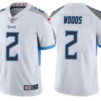 Nike Titans Men & Women & Youth 2 Robert Woods White Vapor Limited Jersey
