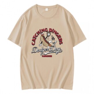 MLB x Flavortown Catching Dingers Dodgers Dog T-Shirt
