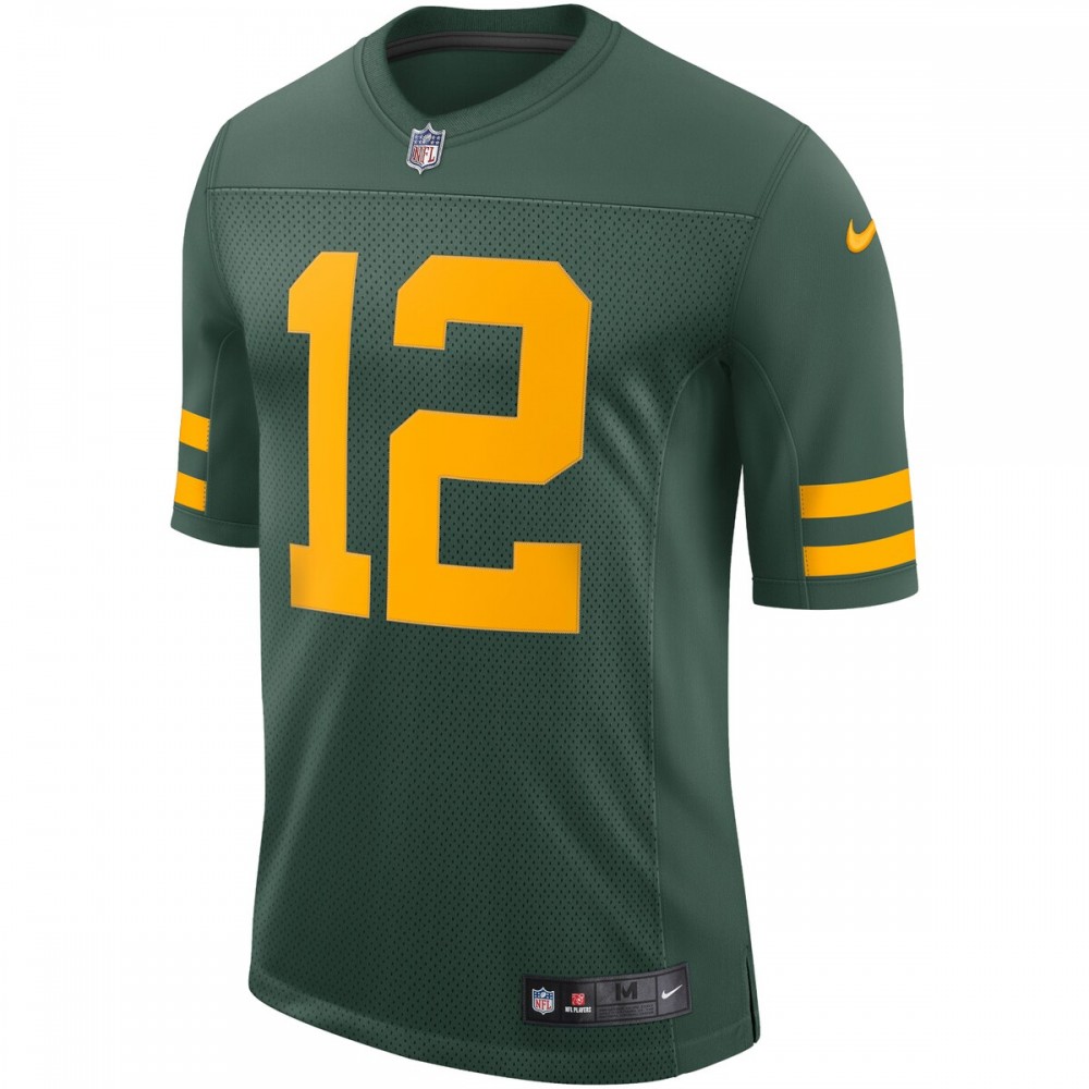 Aaron Rodgers Green Bay Packers Nike Alternate Vapor Limited Player Jersey - Green - Image 2