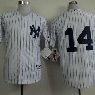 Men's New York Yankees #14 Stephen Drew White Jersey