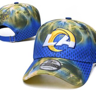 Los Angeles Rams Team Logo Adjustable Hat YD (12)