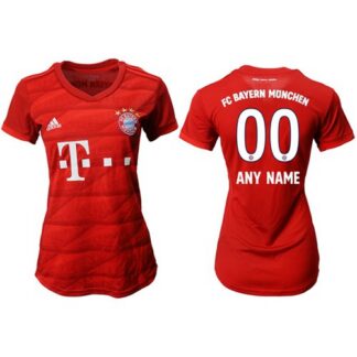 Women’s Bayern Munchen Personalized Home Soccer Club Jersey
