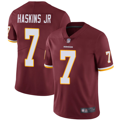 Nike Washington Football Team #7 Dwayne Haskins Jr Burgundy Red Team Color Men’s Stitched NFL Vapor Untouchable Lim...